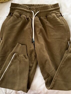 cotopaxi Olive Drawstring Cotton Joggers